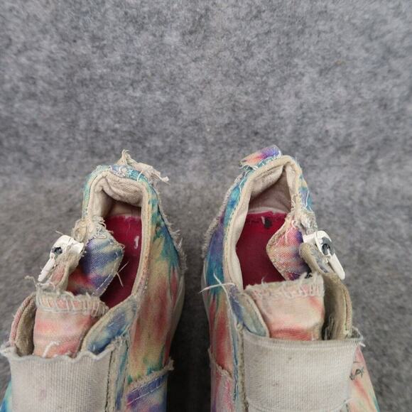 Blowfish Shoes Kids 11 Sneaker High Top Casual Slip On Tie Dye Distressed Canvas - Picture 4 of 13